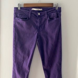 Joe’s Jeans The Skinny women’s purple jeans with pockets. Size 28.  Inseam 31”.